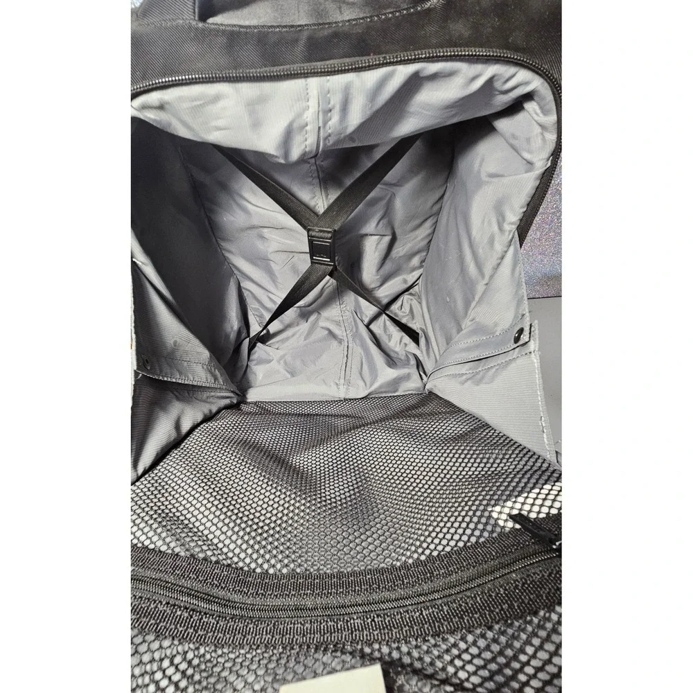 DELSEY Paris Underseat CarryOn Rolling Luggage Bag Black Ballistic Nylon 16x13x9